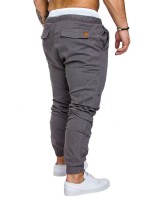 Men Drawstring Waist Sweatpants