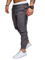 Men Drawstring Waist Sweatpants