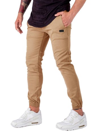 Men Slant Pocket Drawstring Waist Tapered Pants