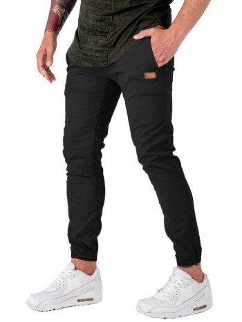 Men Slant Pocket Drawstring Waist Tapered Pants