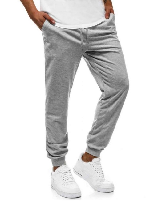 Men Pocket Side Solid Sweatpants