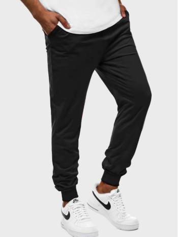 Men Slant Pocket Drawstring Waist Sweatpants