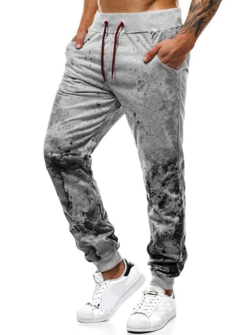 Men Tie Dye Slant Pocket Sweatpants