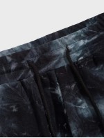 Men Drawstring Waist Tie Dye Sweatpants