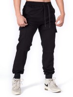 Men Flap Pocket Drawstring Sweatpants