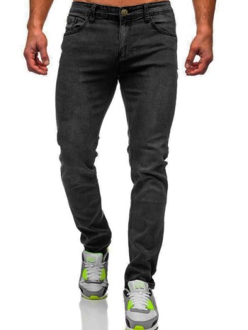 Men Slant Pocket Zipper Fly Jeans