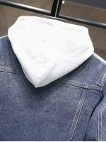 Men Flap Pocket Denim Jacket