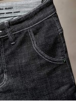 Men Slant Pocket Tapered Jeans