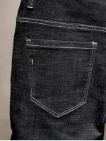 Men Slant Pocket Tapered Jeans