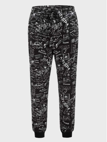 Men Pop Art Print Joggers