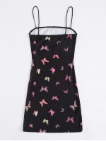 All Over Butterfly Print Cami Dress