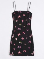 All Over Butterfly Print Cami Dress