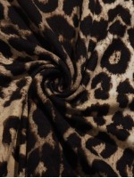 Wrap Detail Leopard Cami Bodycon Dress