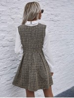 2 In 1 Tweed Dress