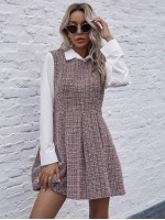 2 In 1 Tweed Dress