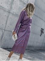 Allover Geo Print Shirt Dress Without Belt