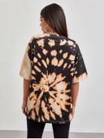 Drop Shoulder Tie Dye Tee