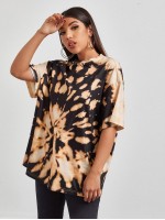 Drop Shoulder Tie Dye Tee