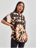 Drop Shoulder Tie Dye Tee