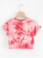 Saturn Graphic Tie-Dye Tee