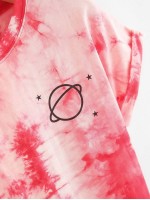 Saturn Graphic Tie-Dye Tee