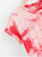 Saturn Graphic Tie-Dye Tee