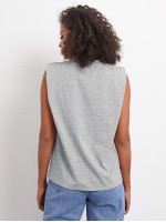 Solid Round Neck Tank Top