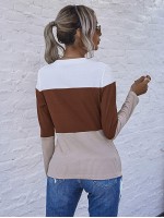 Colorblock Rib-knit Tee