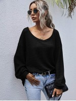 Drop Shoulder Oversized Waffle Tee