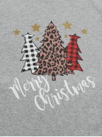 Christmas Print Short Sleeve Tee