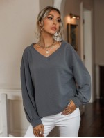 Lantern Sleeve Solid Tee