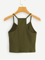 Rib-knit Cami Top