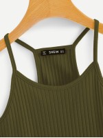 Rib-knit Cami Top