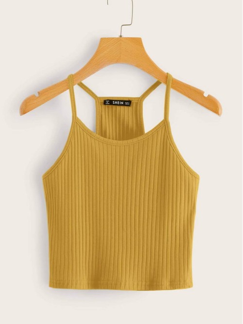 Rib-knit Cami Top