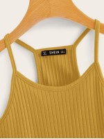 Rib-knit Cami Top