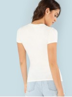 Slim Fit Solid Tee