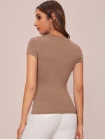 Cap Sleeve Solid Tee