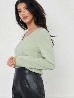 V-Neck Solid Top