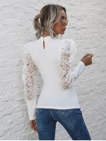 Stereo Flowers Mesh Panel Fitted Top