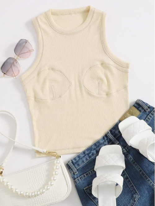 Rib-knit Tank Top