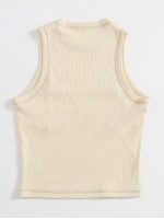 Rib-knit Tank Top