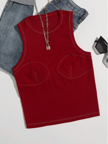 Rib-knit Tank Top