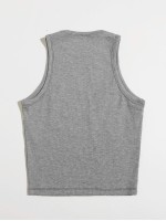 Rib-knit Solid Tank Top