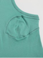 Rib-knit Solid Tank Top