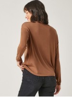 Drop Shoulder Round Neck Solid Tee