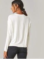 Drop Shoulder Solid Tee