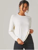 Drop Shoulder Solid Tee