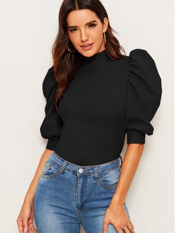 Exaggerate Puff Sleeve Blouse