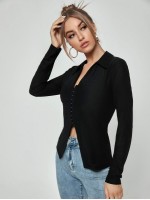 Hook & Eye Front Solid Top