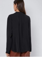 Fold Pleated Back Solid Top